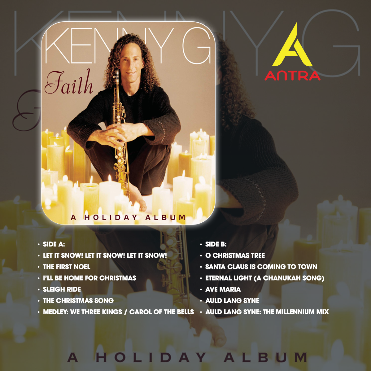 Kenny G Cassette Tape Collection – Faith, Classics in the Key of G, At Last, Heart and Soul, Rhythm & Romance – Smooth Jazz & Saxophone Masterpieces