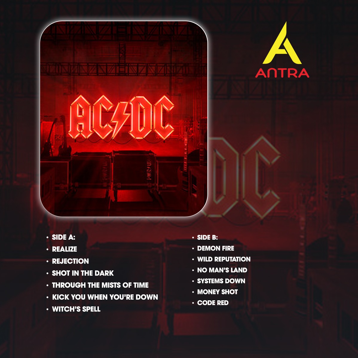 AC/DC Retro Cassette Tape Collection – Hand-Recorded Hard Rock & Classic Rock Mixtape Set