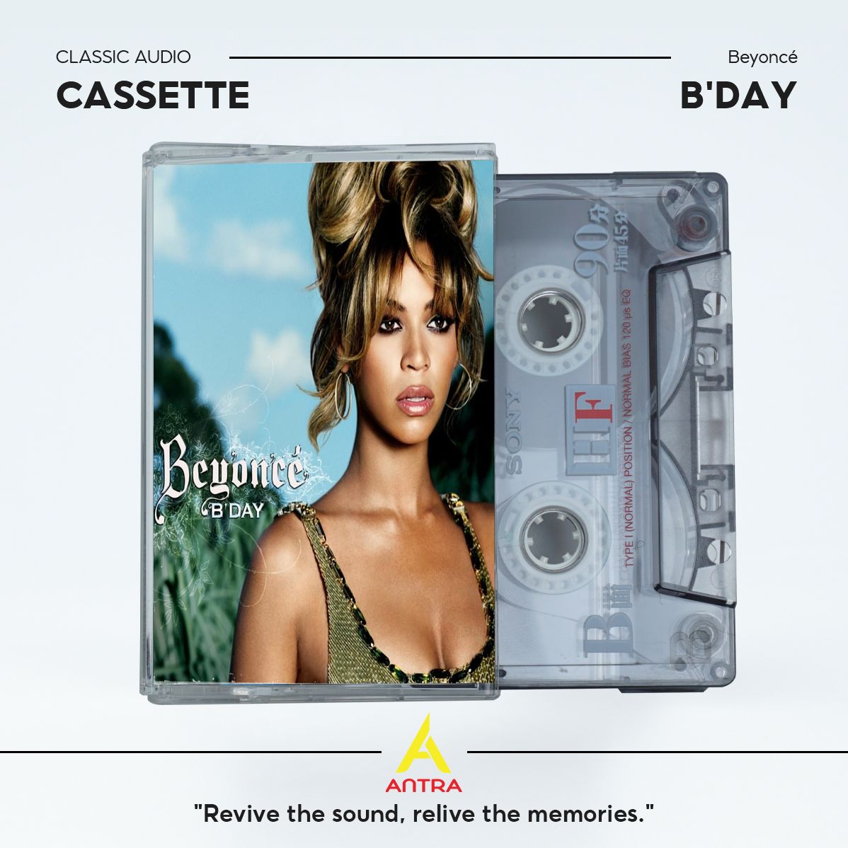 Beyoncé Retro Cassette Tape Collection – Hand-Recorded R&B, Pop & Soul Mixtape Set