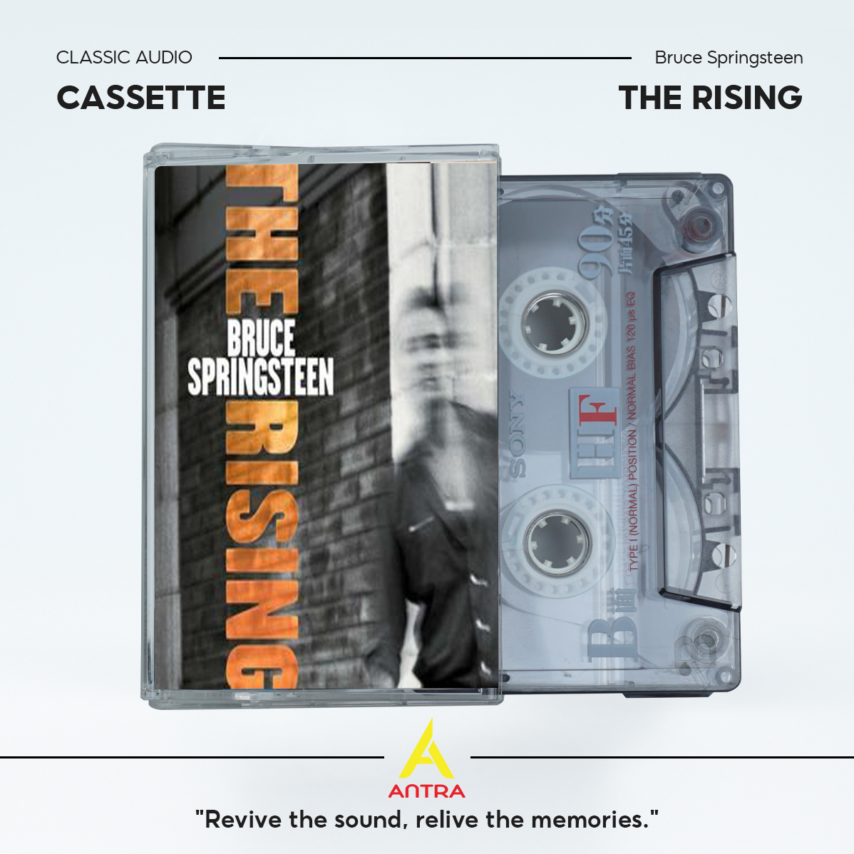 Bruce Springsteen Retro Cassette Tape Collection – Hand-Recorded Classic Rock & Heartland Rock Mixtape Set