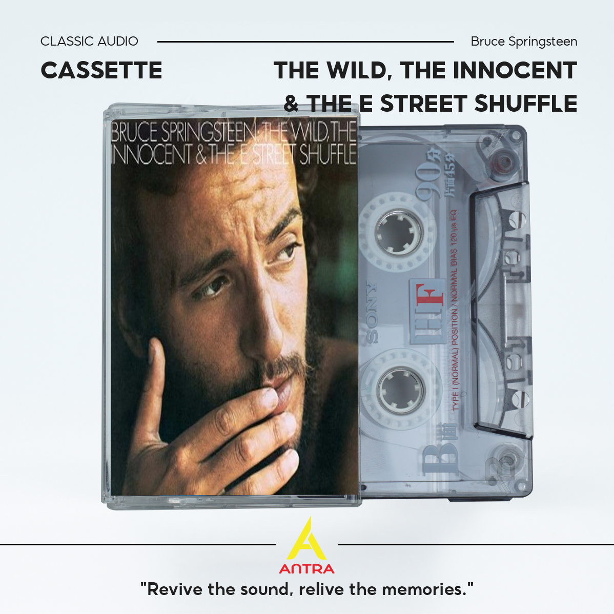 Bruce Springsteen Retro Cassette Tape Collection – Hand-Recorded Classic Rock & Heartland Rock Mixtape Set