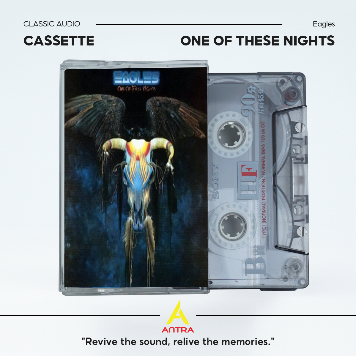Eagles Retro Cassette Tape Collection – Hand-Recorded Classic Rock & Country Rock Mixtape Set