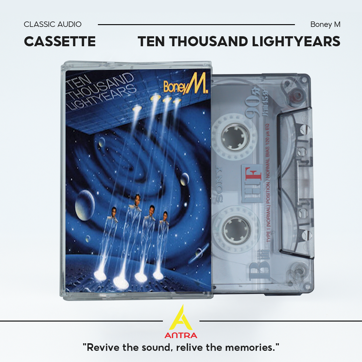 Boney M Retro Cassette Tape Collection – Hand-Recorded Disco, Funk & Pop Hits Mixtape Set