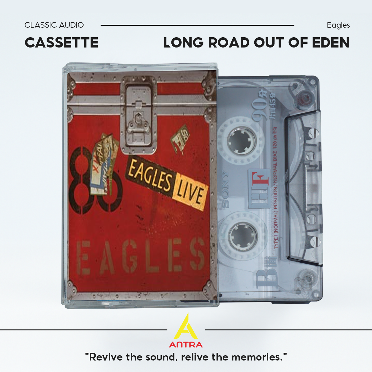Eagles Retro Cassette Tape Collection – Hand-Recorded Classic Rock & Country Rock Mixtape Set