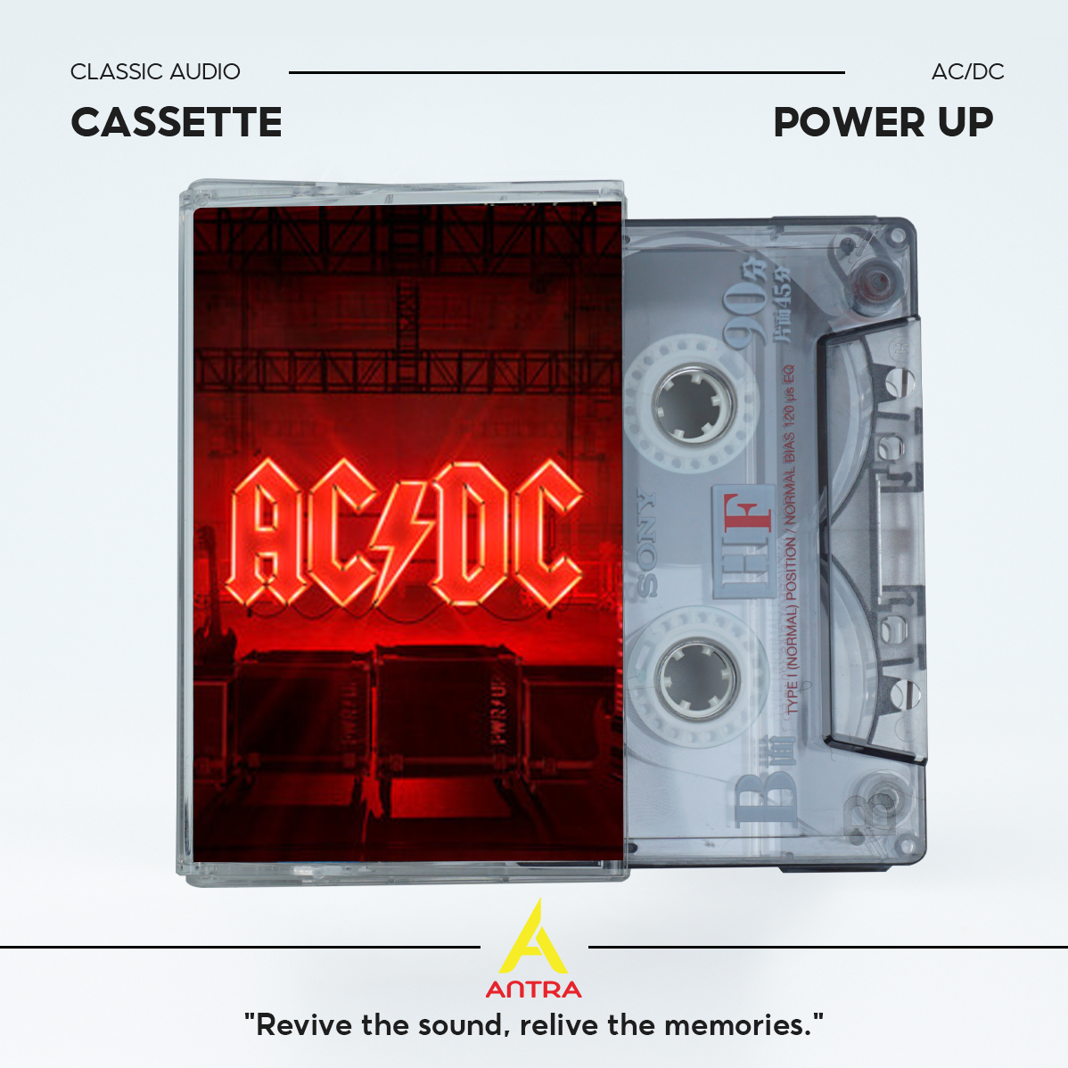 AC/DC Retro Cassette Tape Collection – Hand-Recorded Hard Rock & Classic Rock Mixtape Set
