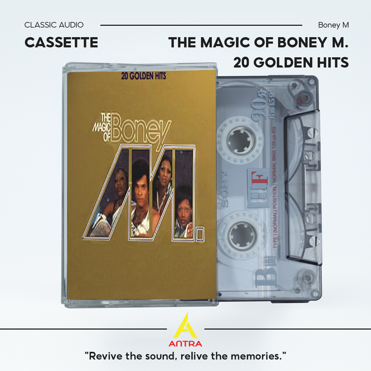 Boney M Retro Cassette Tape Collection – Hand-Recorded Disco, Funk & Pop Hits Mixtape Set
