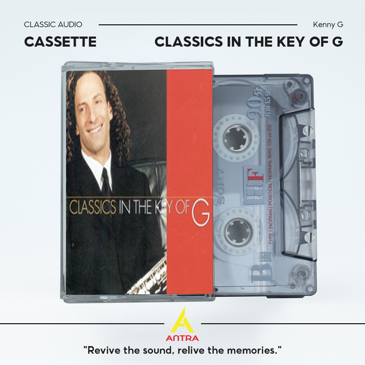Kenny G Cassette Tape Collection – Faith, Classics in the Key of G, At Last, Heart and Soul, Rhythm & Romance – Smooth Jazz & Saxophone Masterpieces