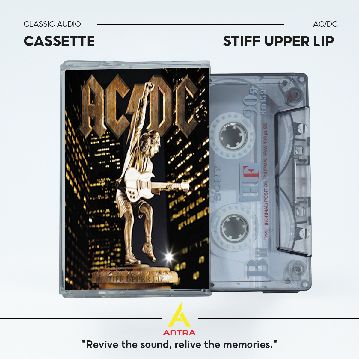 AC/DC Retro Cassette Tape Collection – Hand-Recorded Hard Rock & Classic Rock Mixtape Set