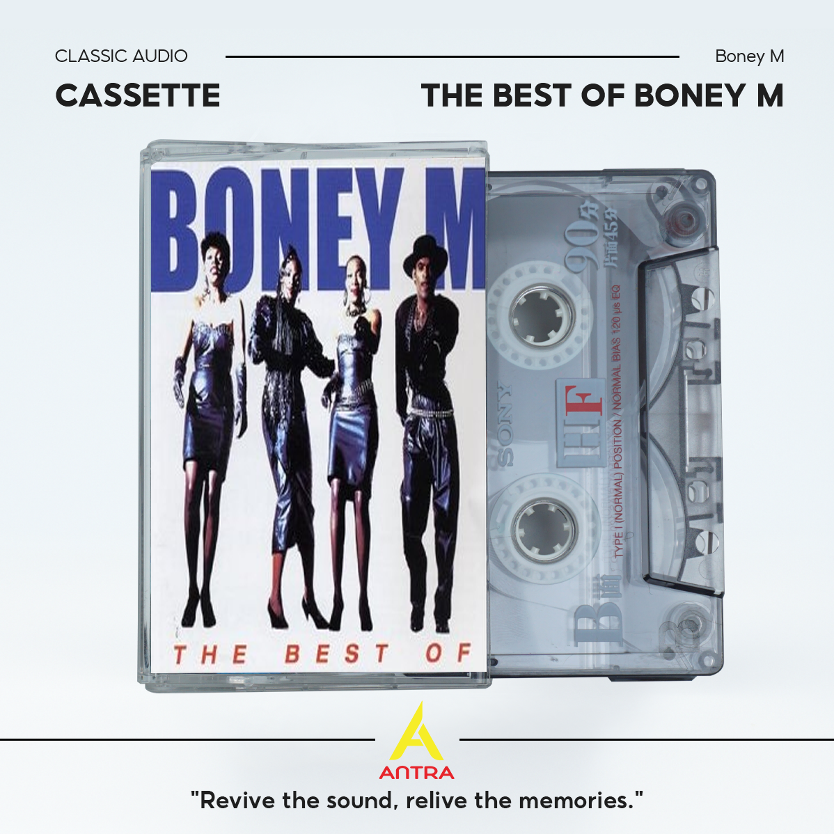Boney M Retro Cassette Tape Collection – Hand-Recorded Disco, Funk & Pop Hits Mixtape Set