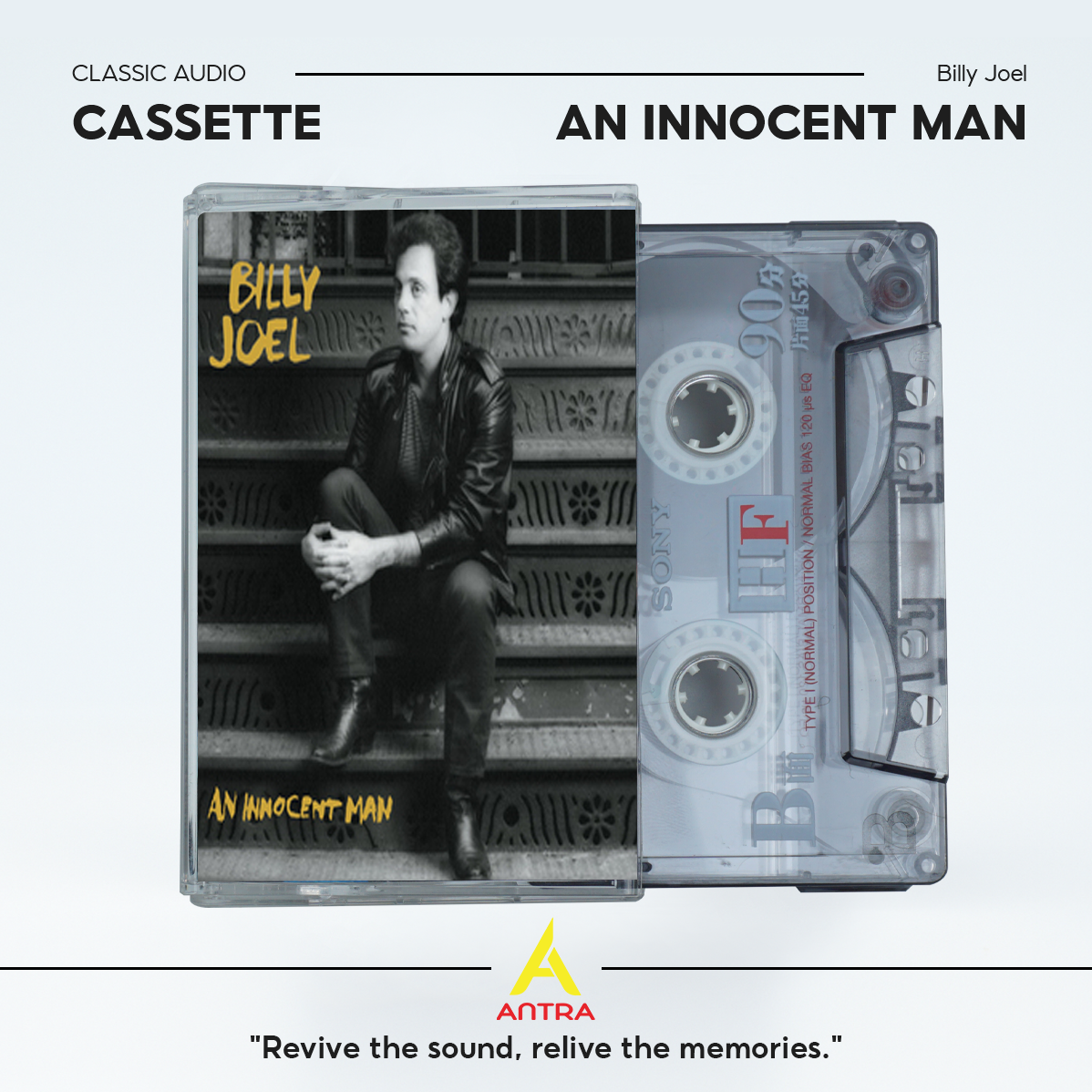 Billy Joel Retro Cassette Tape Collection – The Stranger, 52nd Street, Glass Houses, An Innocent Man, The Nylon Curtain – Vintage Mixtape for Collectors