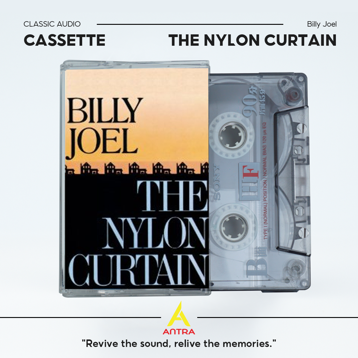 Billy Joel Retro Cassette Tape Collection – The Stranger, 52nd Street, Glass Houses, An Innocent Man, The Nylon Curtain – Vintage Mixtape for Collectors