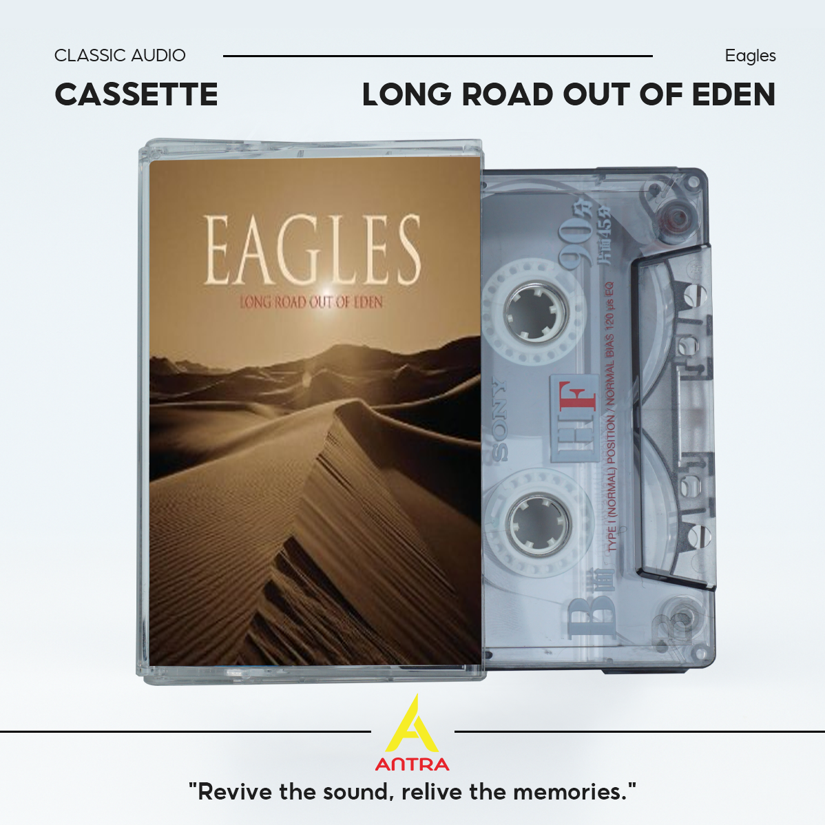 Eagles Retro Cassette Tape Collection – Hand-Recorded Classic Rock & Country Rock Mixtape Set