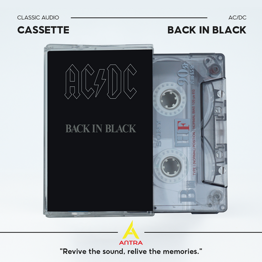 AC/DC Vintage Cassette Tape Collection – Hand-Recorded Classic Hard Rock Mixtape Set