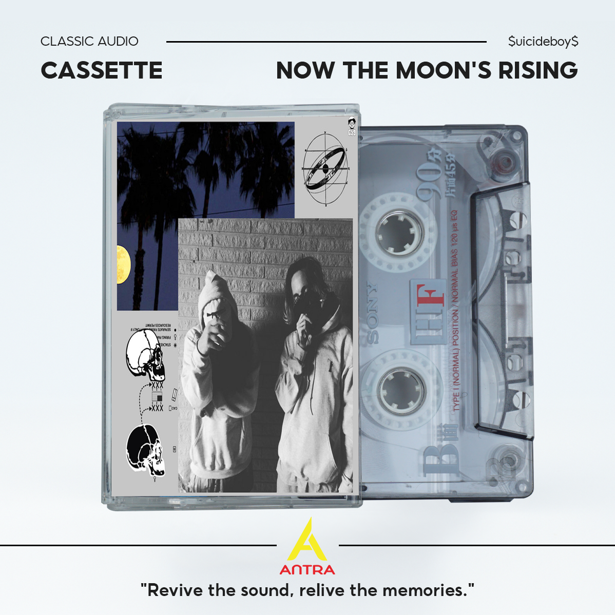 $uicideboy$ Cassette Tape Collection – Grey/Grey, Eternal Grey, I Want to Die in New Orleans, Stop Staring at the Shadows, Long Term Effects of Suffering – Vintage Hip Hop & Underground Rap
