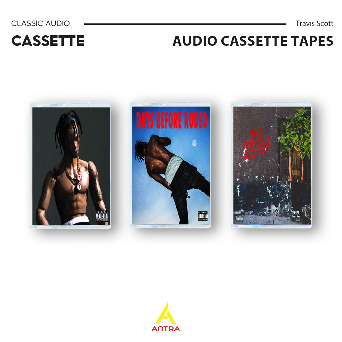 Travis Scott Cassette Collection – Rare Mixtapes & Early Hip-Hop Gems