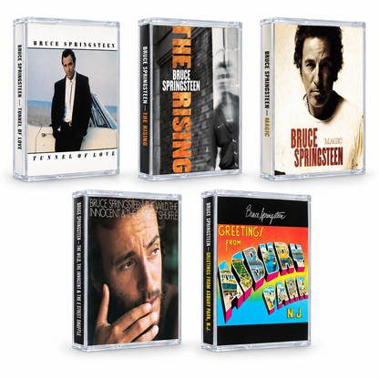 Bruce Springsteen Handmade Cassette Collection – Choose One Album or Complete 5-Tape Set