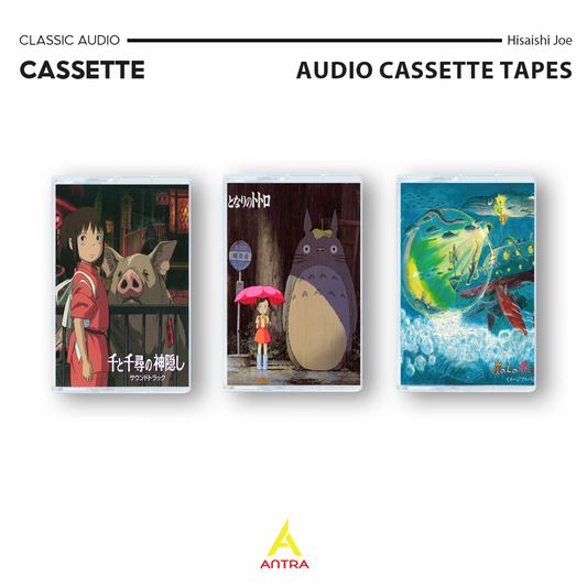 Joe Hisaishi Ghibli Studio  Cassette Collection – Vintage Soundtrack Mixtape | Hand-Recorded Analog Tapes
