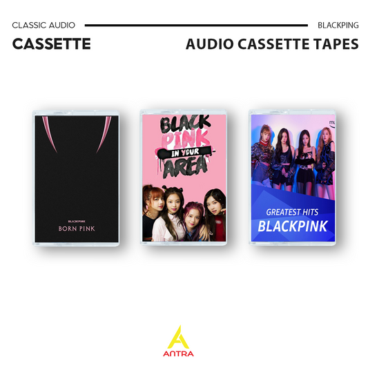 BLACKPINK Cassette Tape Collection – Retro Hand-Recorded KPop Mixtapes for Collectors & Fans