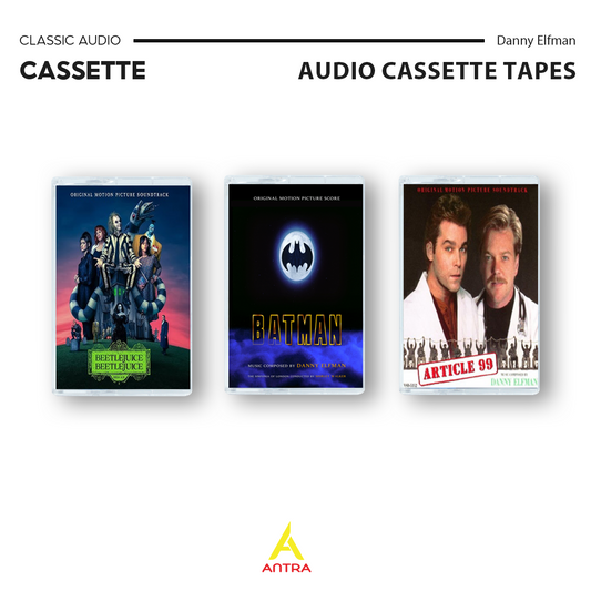 Danny Elfman Vintage Cassette Tape Collection – Hand-Recorded Soundtrack & Film Score Mixtape Set