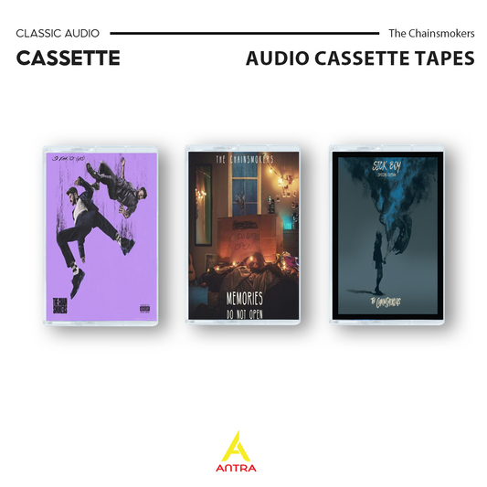 The Chainsmokers Cassette Tape Collection – Retro Hand-Recorded Mixtapes for EDM & Pop Fans