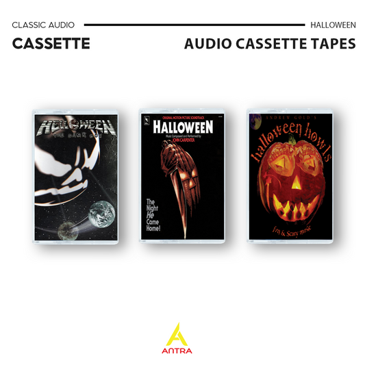 Halloween Cassette Tape Collection – Retro Hand-Recorded Mixtapes for Horror & Spooky Music Fans
