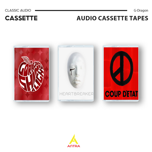 G-Dragon Cassette Tape Collection – Retro Hand-Recorded K-Pop Mixtapes for Collectors & Music Lovers