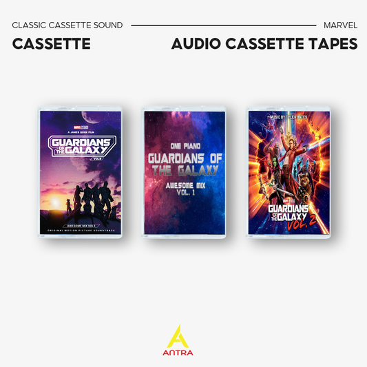 Guardians of the Galaxy Cassette Tape Collection – Retro Hand-Recorded Awesome Mix Soundtracks