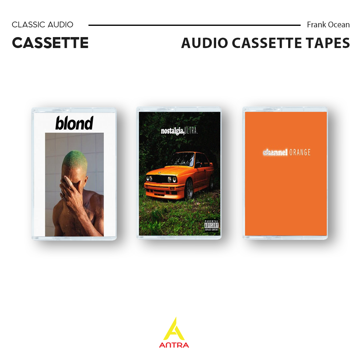 Frank Ocean Retro Cassette Collection – Blonde, Channel Orange