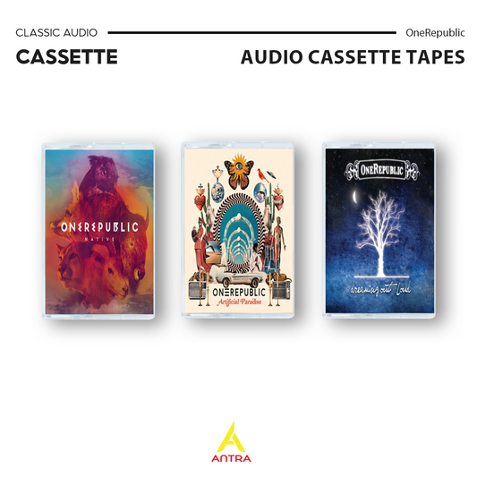 OneRepublic Retro Cassette Tape Collection – Dreaming Out Loud, Native & Artificial Paradise – Pop Rock & Alternative