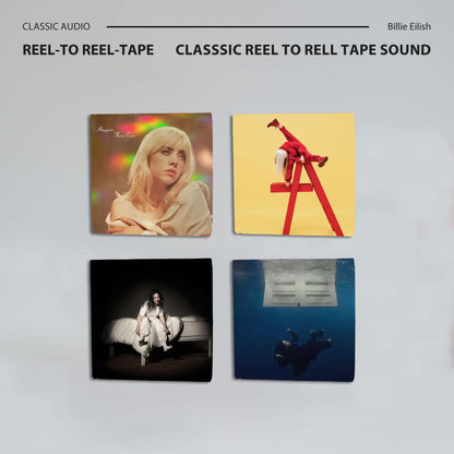 Billie Eilish Reel-to-Reel Tape Collection | Analog Fanmade Edition for Collectors