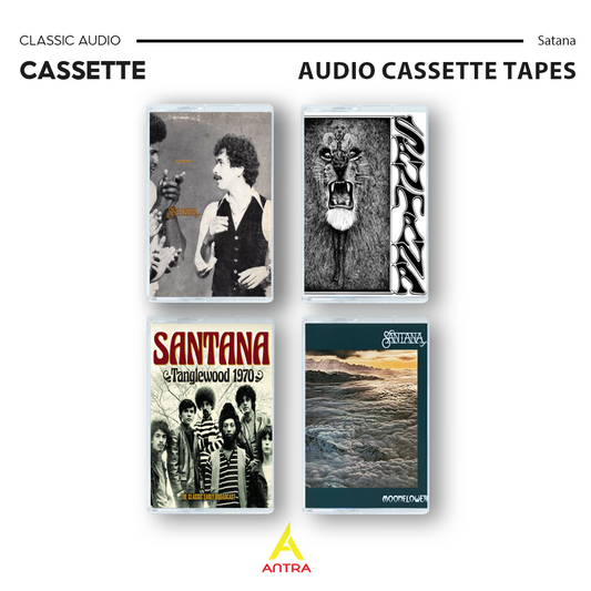 Santana Retro Vintage Cassette Tape Collection – Hand-Recorded Collectible Mixtapes for Tape Deck Lovers