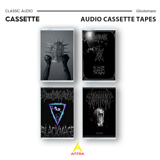 Ghostemane Vintage Cassette Tape Collection – Hand-Recorded Industrial Rap, Metal & Dark Trap Mixtape Set