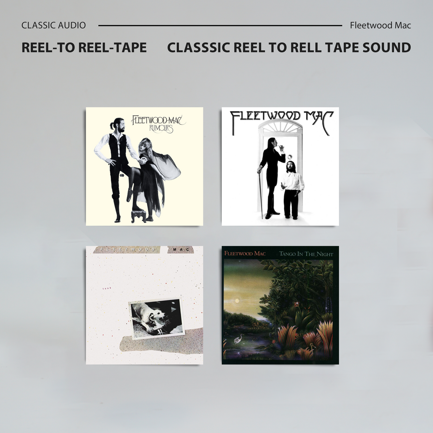 Fleetwood Mac Reel-to-Reel Tape Collection | Classic Analog Fanmade Edition for Collectors