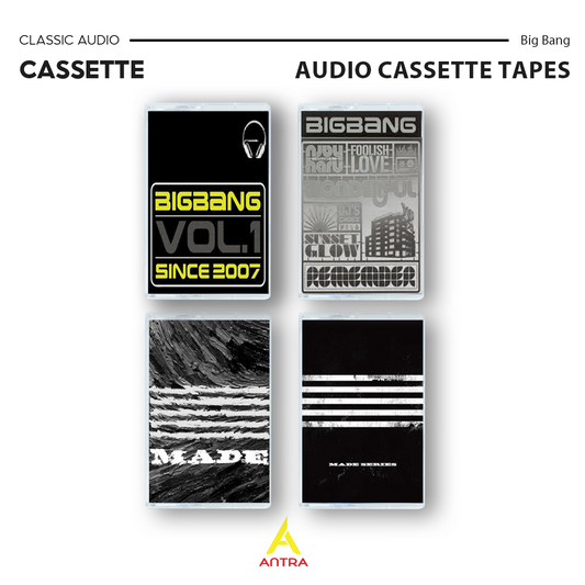 BigBang Cassette Tape Collection – Retro Hand-Recorded KPop Mixtapes for Collectors