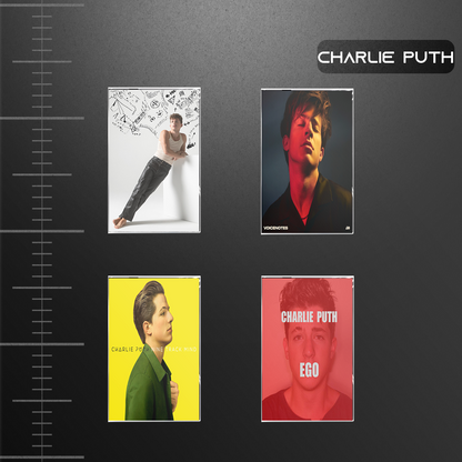 Charlie Puth Cassette Tape Collection – Voicenotes, Charlie, Nine Track Mind & Ego – Pop Mixtape Set