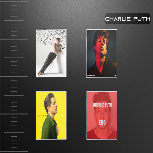 Charlie Puth Cassette Tape Collection – Voicenotes, Charlie, Nine Track Mind & Ego – Pop Mixtape Set