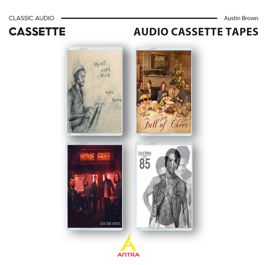 Austin Brown & Home Free Cassette Tape Collection – Hand-Recorded Vintage Pop, Country & A Cappella Mixtape Set