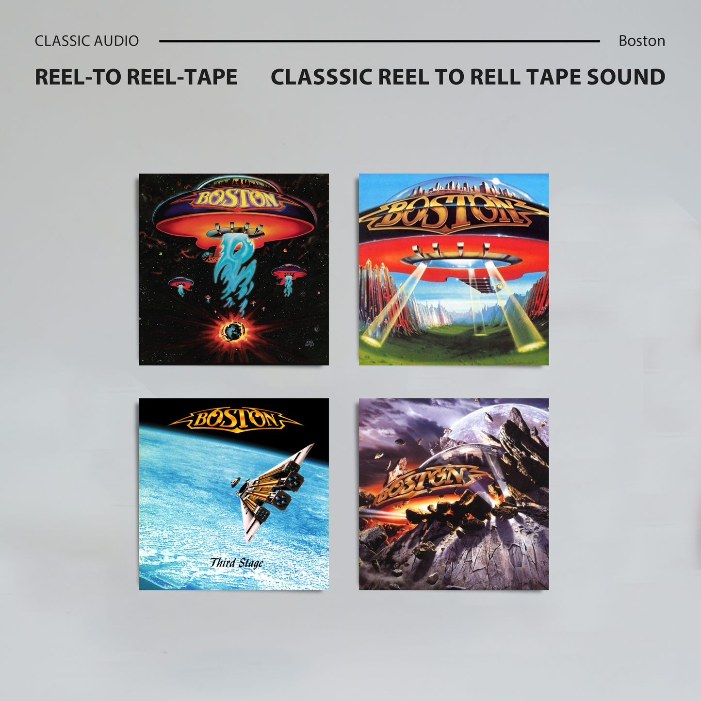 Boston Reel-to-Reel Tape Collection | Classic Analog Fanmade Edition for Collectors