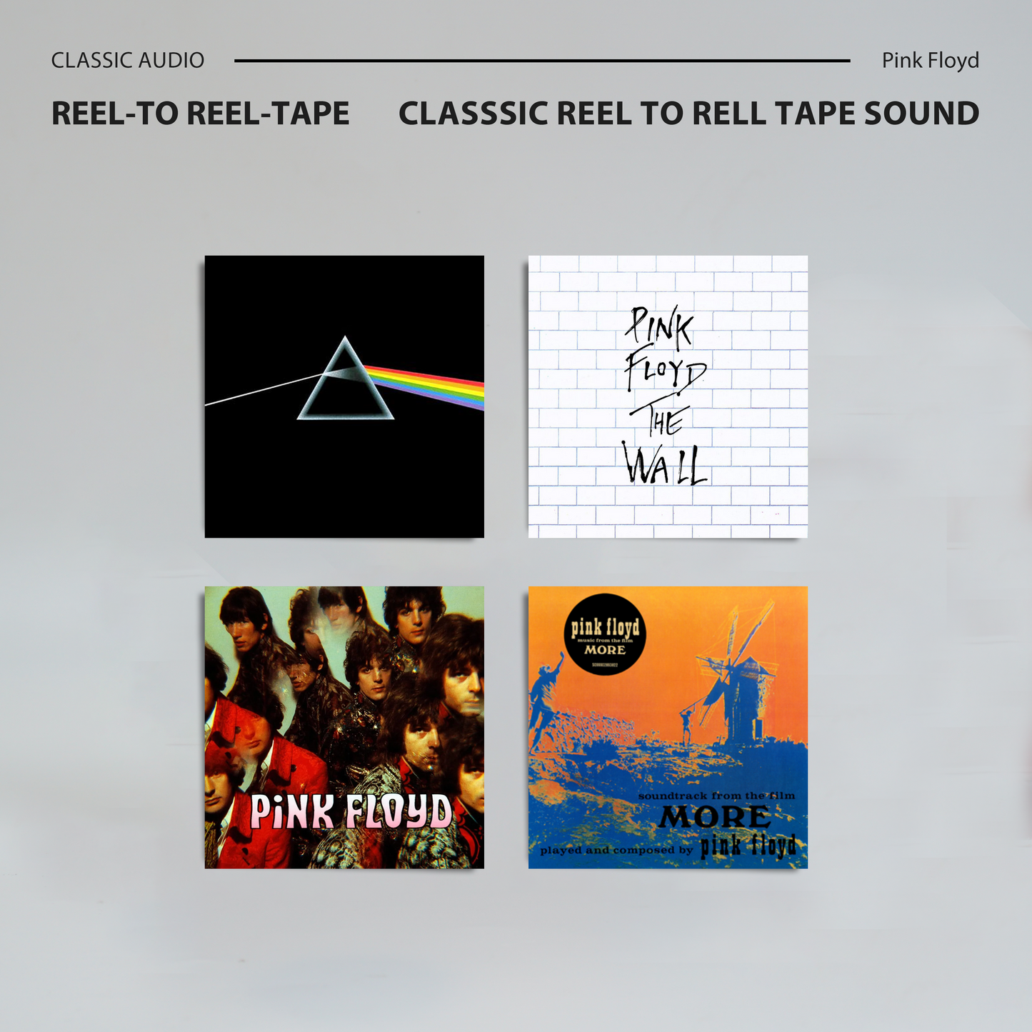 Pink Floyd Reel-to-Reel Tape Collection | Classic Analog Fanmade Edition