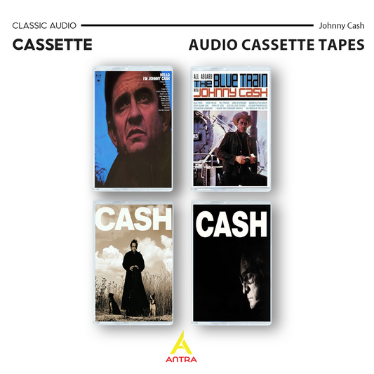 Johnny Cash Cassette Collection | Vintage Country & Folk Retro Mixtape Set
