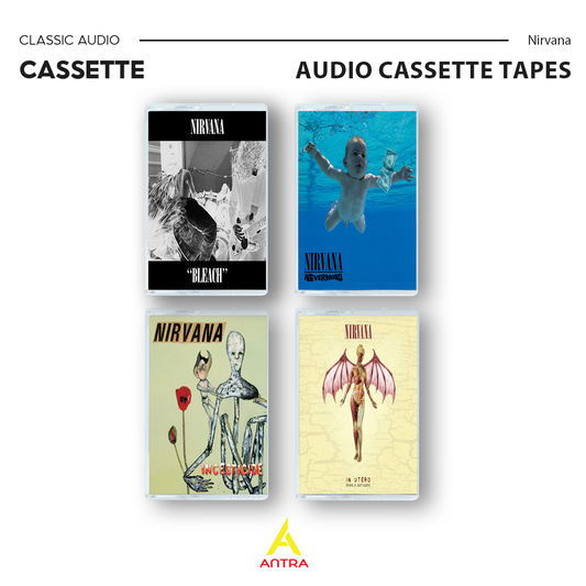 Nirvana Vintage Cassette Tape Collection – Hand-Recorded Grunge & Alternative Rock Mixtape Set