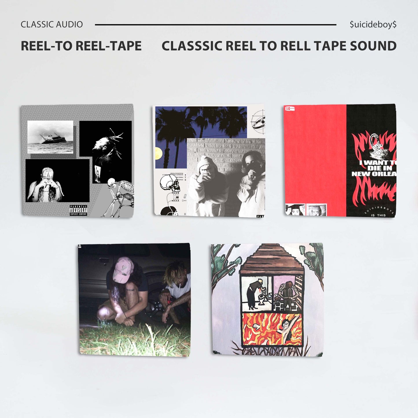 $uicideboy$ Reel-to-Reel Tape Collection | Classic Analog Sound for Collectors