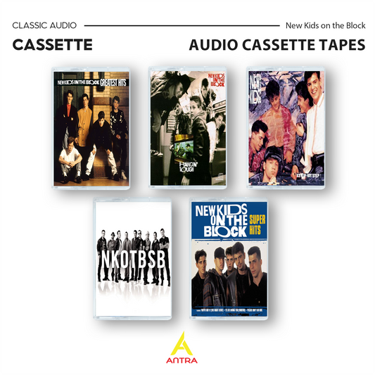New Kids on the Block Cassette Tape Collection – Greatest Hits, Hangin’ Tough, Step by Step, NKOTBSB, Super Hits – 80s & 90s Pop Icons