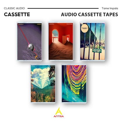 Tame Impala Retro Cassette Tape Collection – Vintage Mixtapes for Collectors & Psychedelic Rock Fans