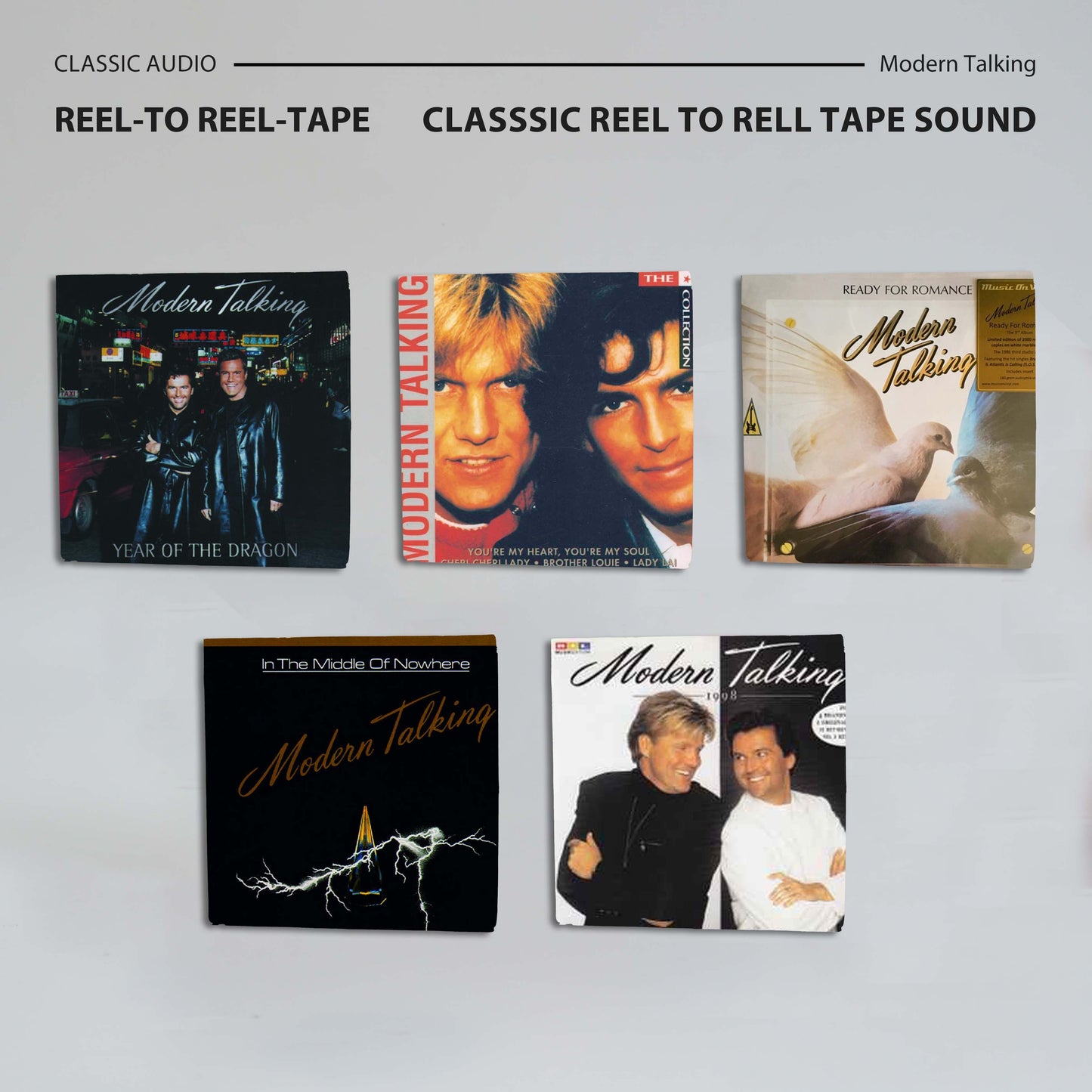 Modern Talking Reel-to-Reel Tape Collection | Classic Analog Fanmade Edition