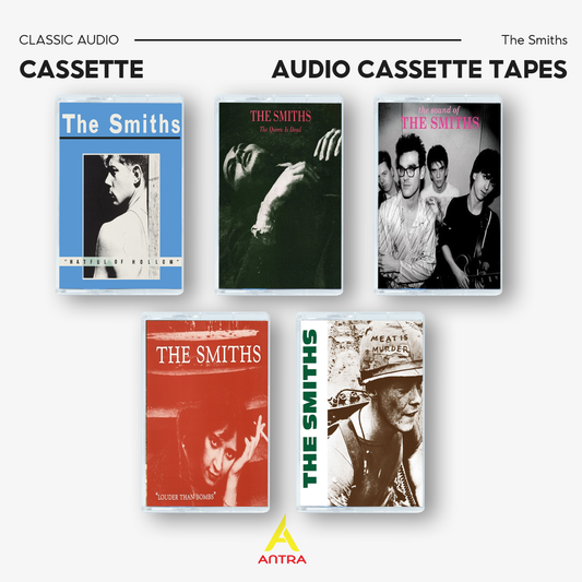 The Smiths Cassette Tape Collection – Hatful of Hollow, The Queen Is Dead, The Sound of The Smiths, Louder Than Bombs, Meat Is Murder – Vintage Indie Rock & Alternative Mixtape