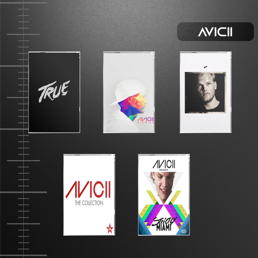 Avicii Cassette Tape Collection – True, Stories, Tim, The Collection, Strictly Miami – EDM & Progressive House