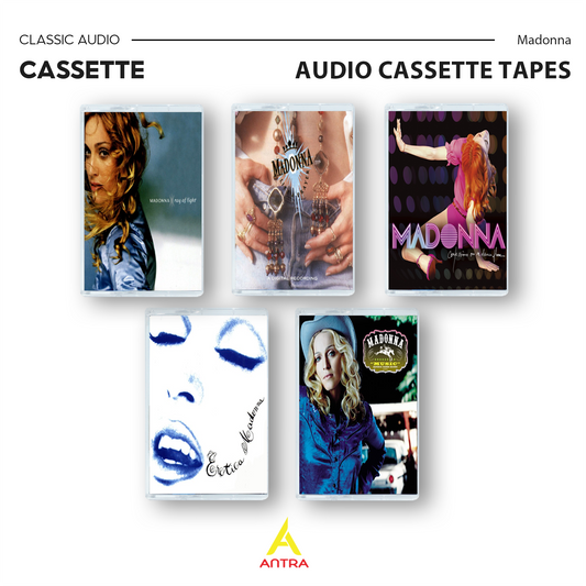 Madonna Cassette Tape Collection – Ray of Light, Like a Prayer, Confessions on a Dance Floor, Erotica, Music – Vintage Pop & Dance Mixtape for Collectors