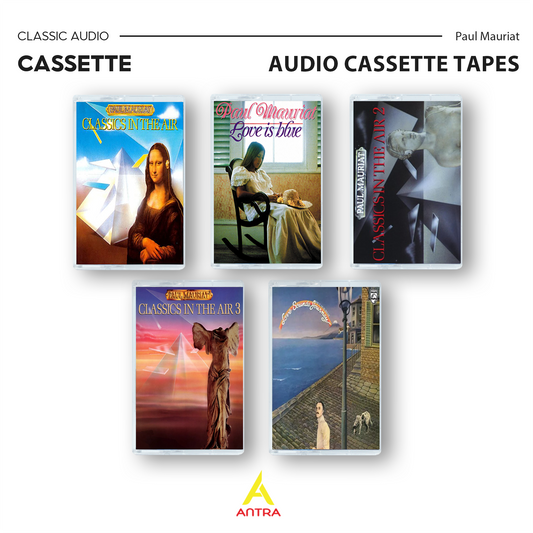 Paul Mauriat Cassette Tape Collection – Classics in the Air Series, Love Is Blue, Toccata – Elegant Instrumental Masterpieces