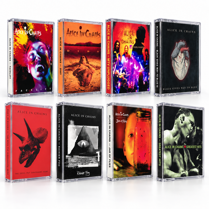Alice In Chains Cassette Tape Collection – Classic Grunge & Alternative Rock Albums